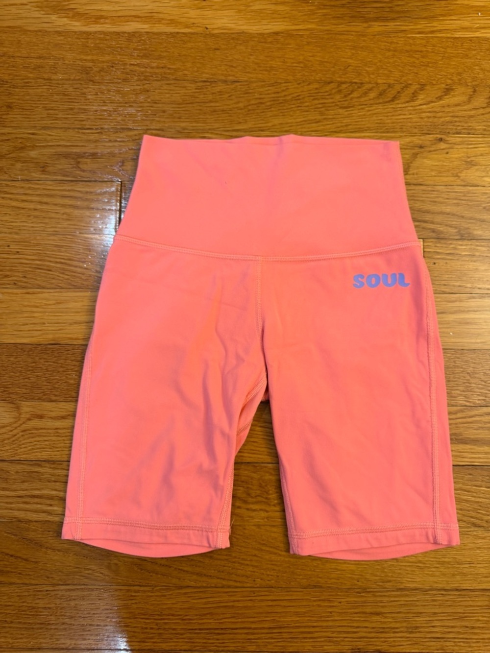 Lululemon Align High-Rise Short 8" Raspberry Cream *logo SOUL* - Size 4